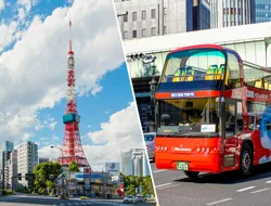 Combo (Save 5%): Tickets to Tokyo Tower + Sky Hop Bus: 1 or 2-Day Hop-On Hop-Off Tour of Tokyo